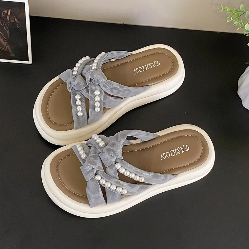 PARK DANCE Quiet Abrasion Resistant Slide Slippers Women's-5