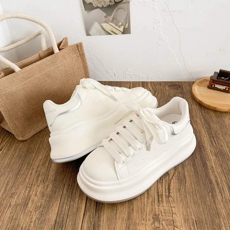 PARK DANCE Anti Slip Wear Resistant Low Top Skateboard Shoes Women's-4