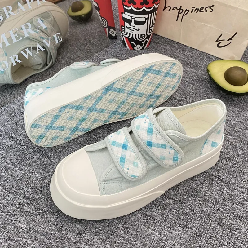 PARK DANCE Low Top Skateboard Shoes Women's-4