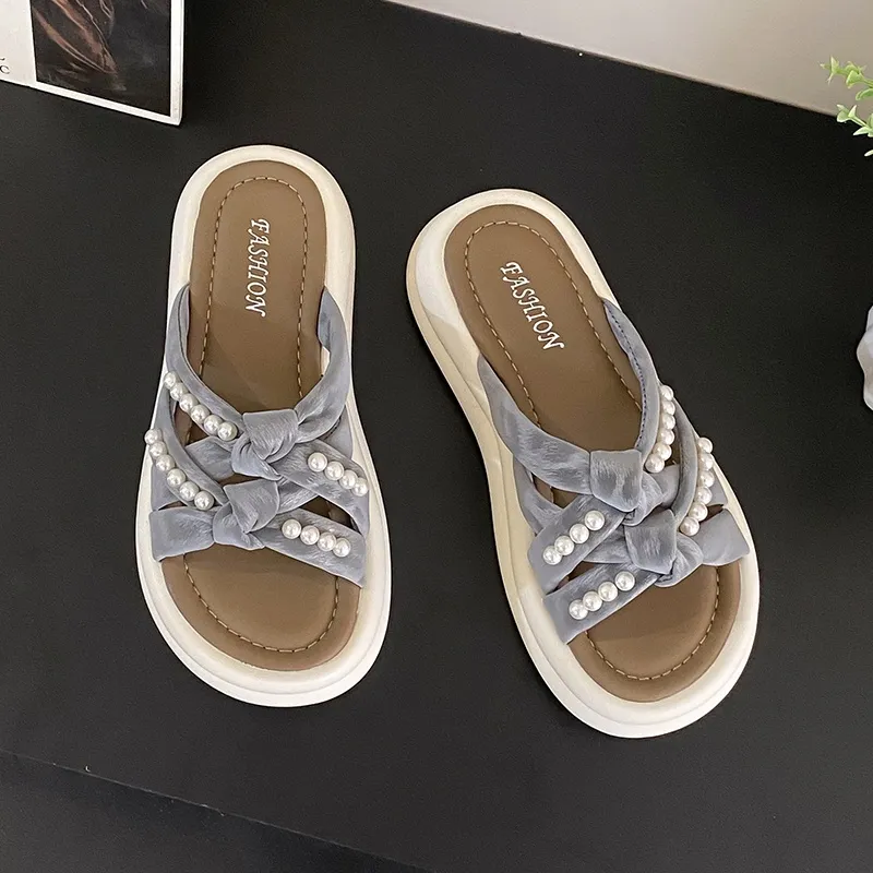 PARK DANCE Quiet Abrasion Resistant Slide Slippers Women's-6