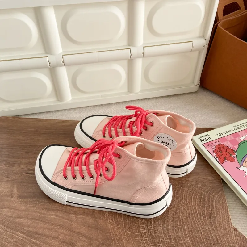 PARK DANCE High Top Skateboard Shoes Women's-1