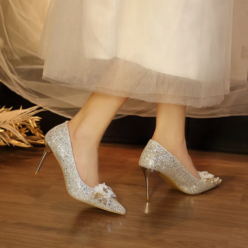 PARK DANCE Slim Heel High Heels Women's-12
