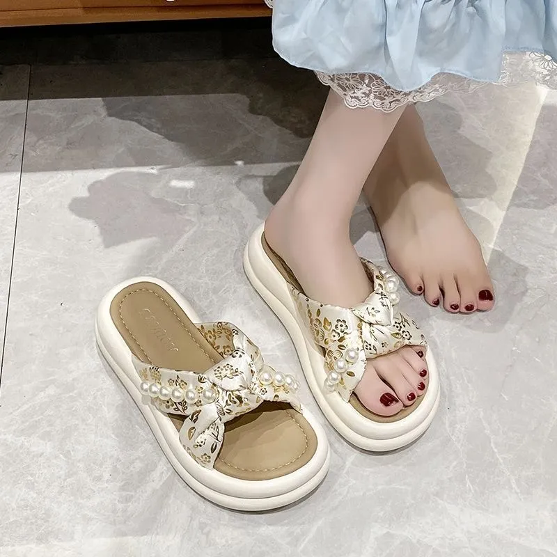 PARK DANCE Quiet Abrasion Resistant Slide Slippers Women's-2