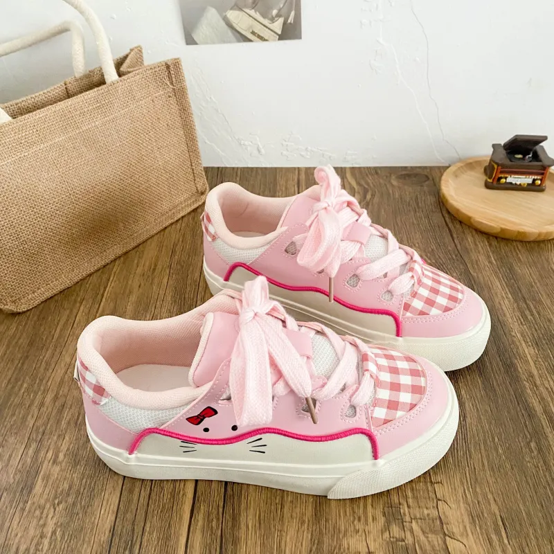 PARK DANCE Low Top Skateboard Shoes Women's-2