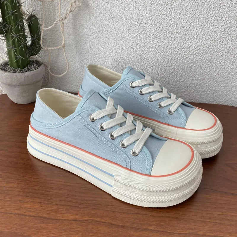 PARK DANCE Low Top Skateboard Shoes Women's-13
