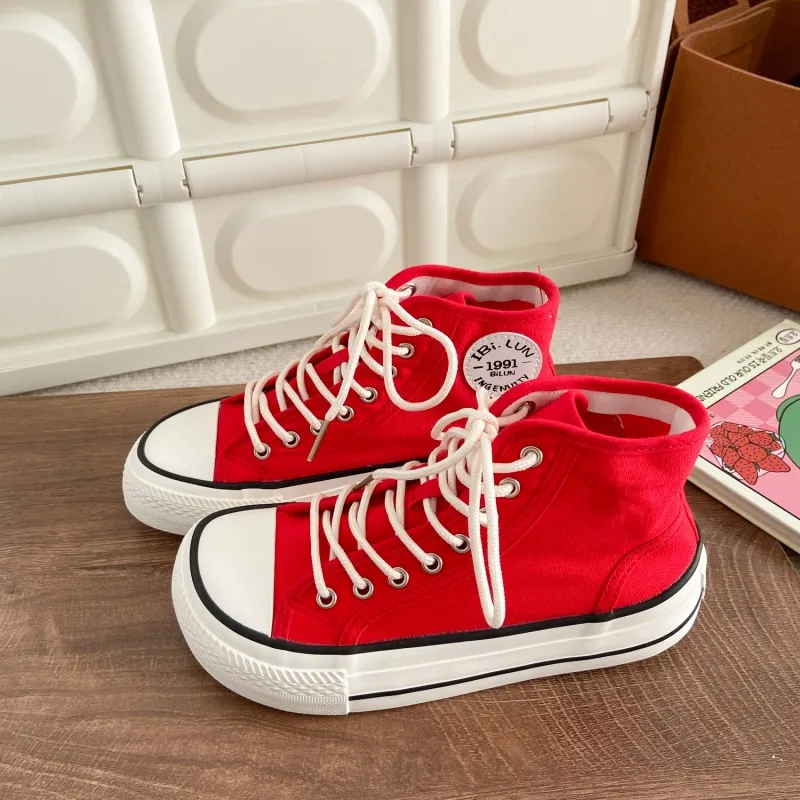 PARK DANCE High Top Skateboard Shoes Women's-6