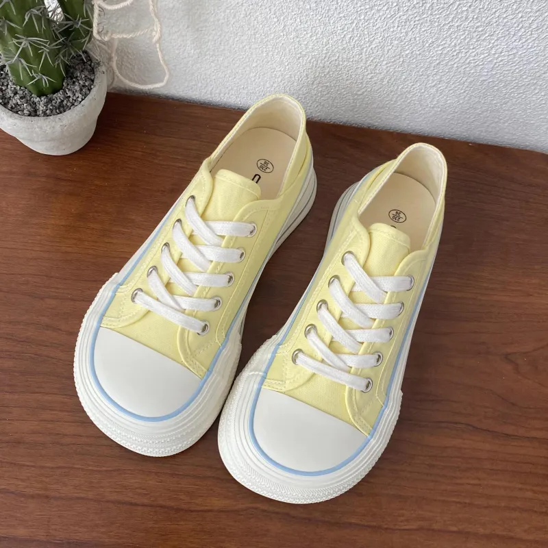 PARK DANCE Low Top Skateboard Shoes Women's-20