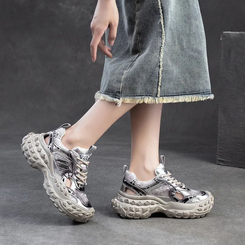 GIHO Low Top Chunky Sneakers Women's-5