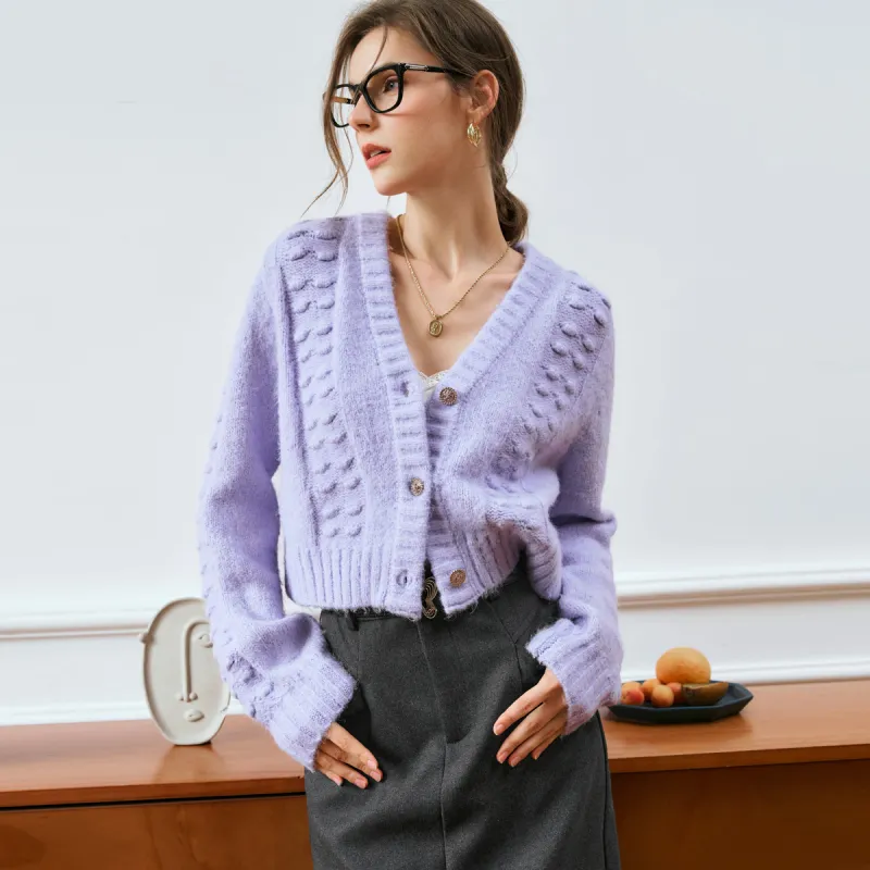 Olrain Sweaters Women's Purple-2