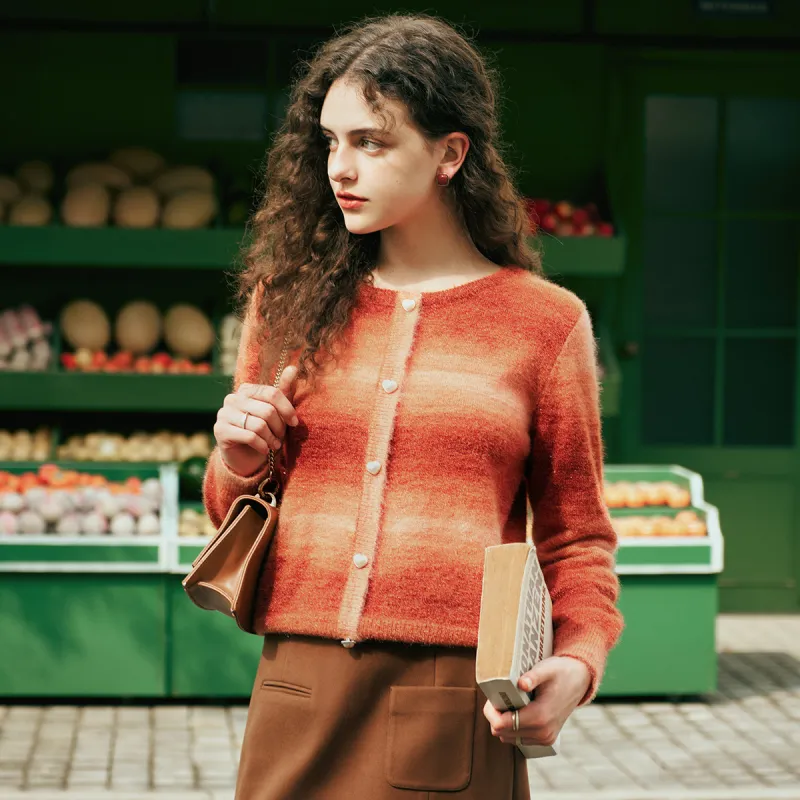 Olrain Knitwear Women's Orange-2