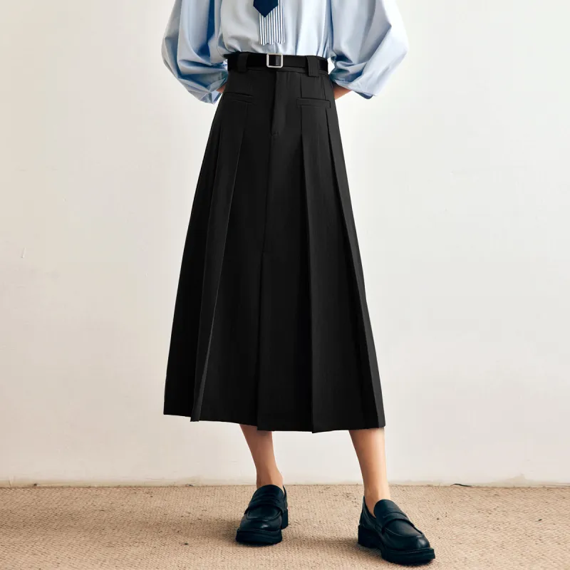 Olrain Skirt Spring Model Women's Gray-9