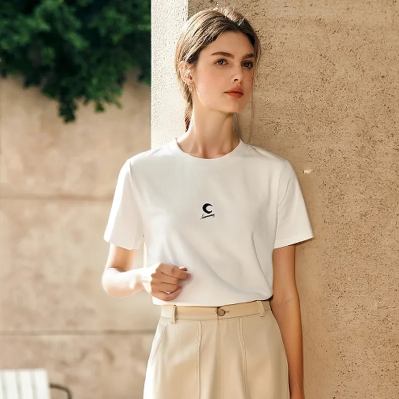 Olrain Regular T Shirt Women's White-3