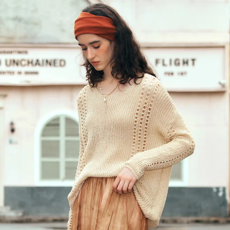 Olrain Knitwear Women's Milk Tea Beige-2