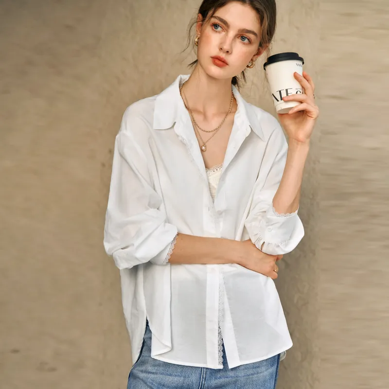 Olrain Shirt Women's Gardenia White-2