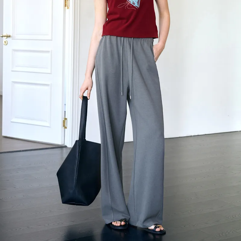 Olrain Casual Pants Women's Gray-5