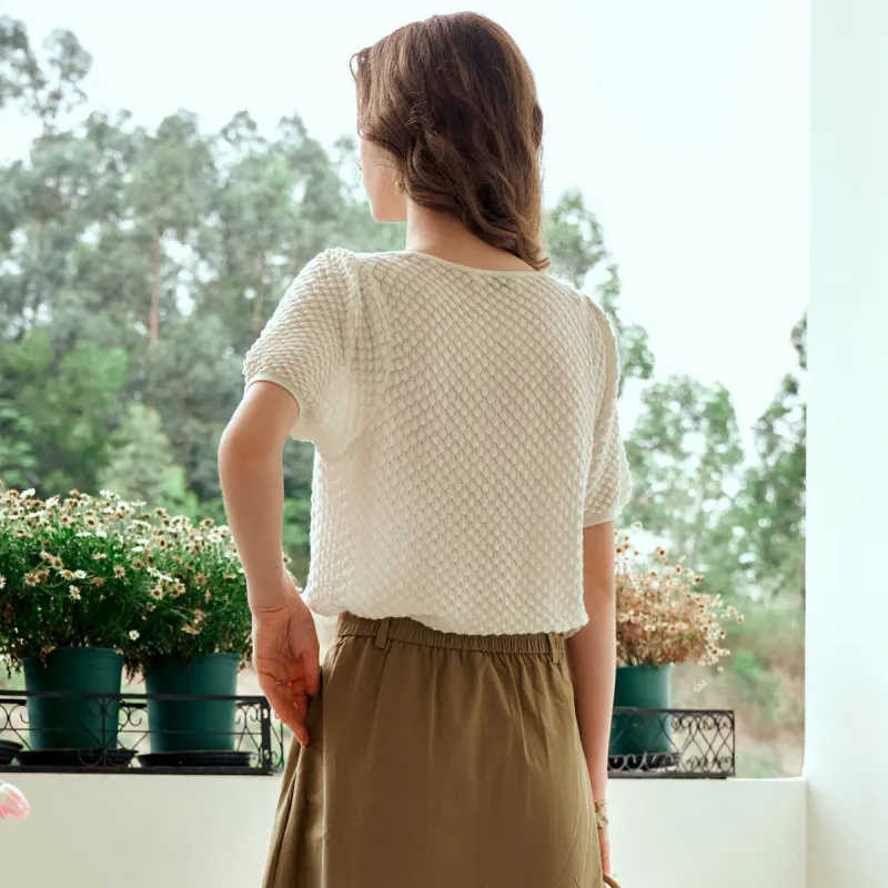 Olrain Knitwear Women's Ecru-2