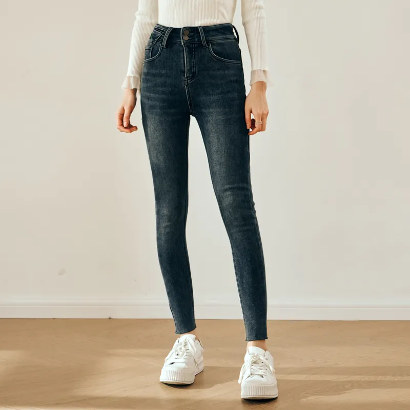 Olrain Jeans Women's Denim Blue-2