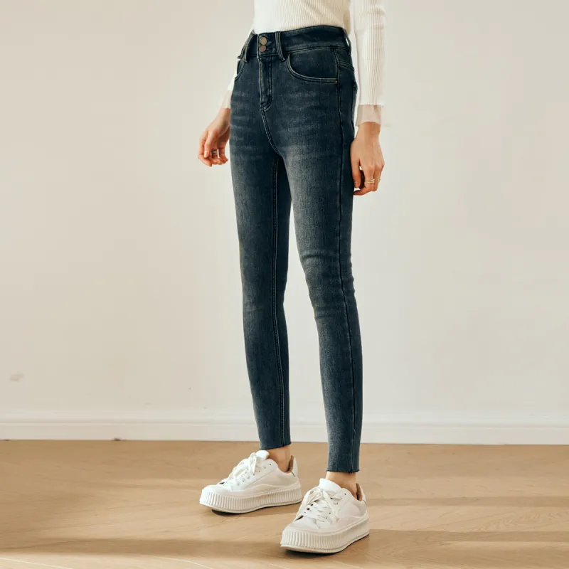 Olrain Jeans Women's Denim Blue-5