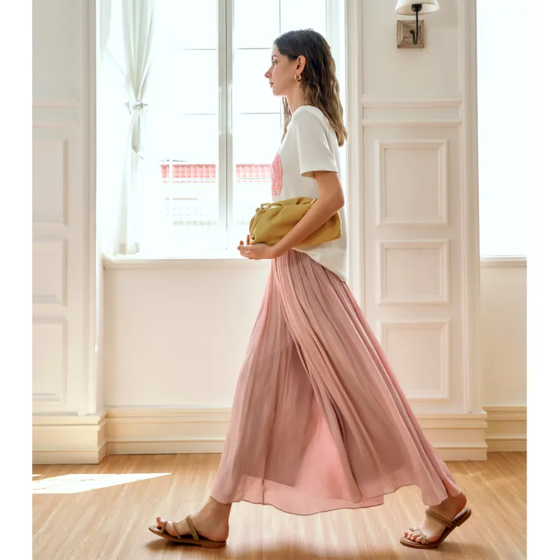 Olrain Casual Pants Women's Apricot Yellow-15