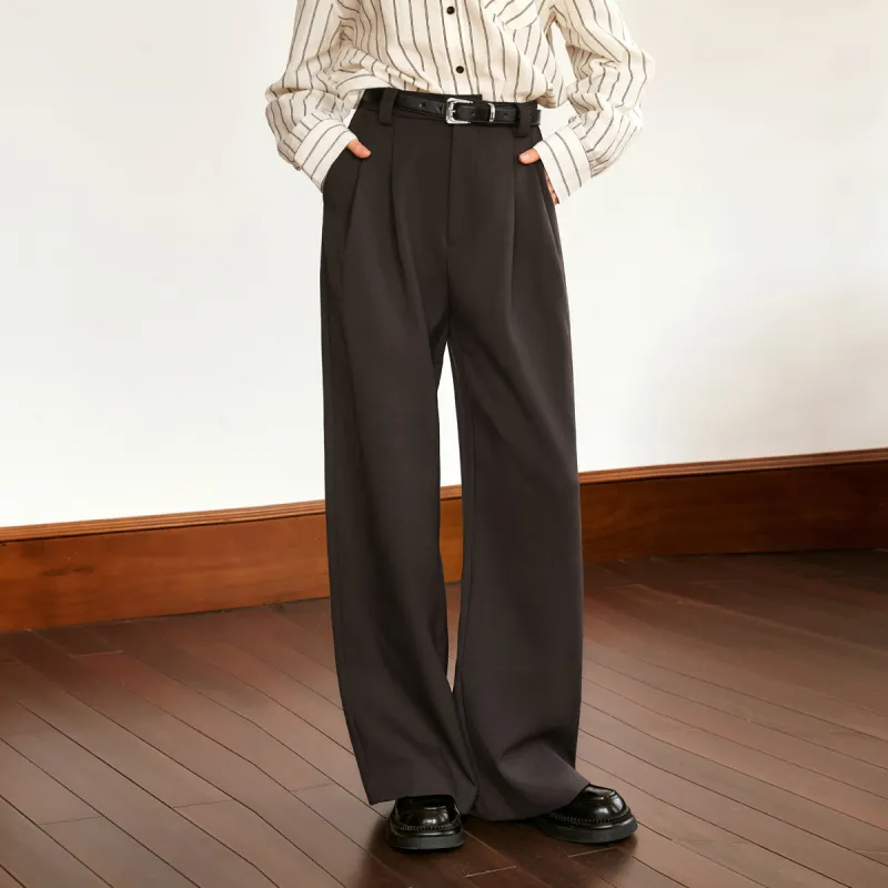 Olrain Casual Pants Women's Coffee-2
