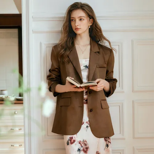 Olrain Business Suit Women's Coffee