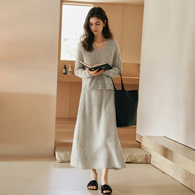Olrain Casual Suit Women's Heather Gray-4
