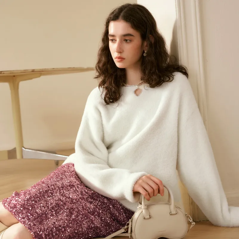 Olrain Sweater Women's Pearl White-5