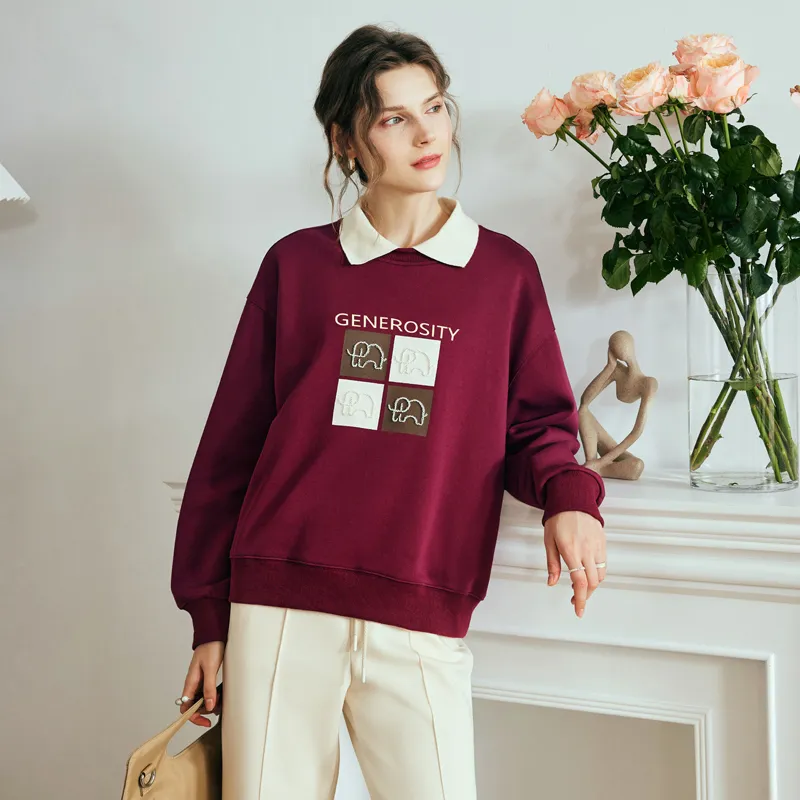 Olrain Sweatshirt Women's Fuchsia-1