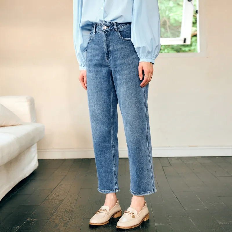 Olrain Jeans Women's Denim Blue-3
