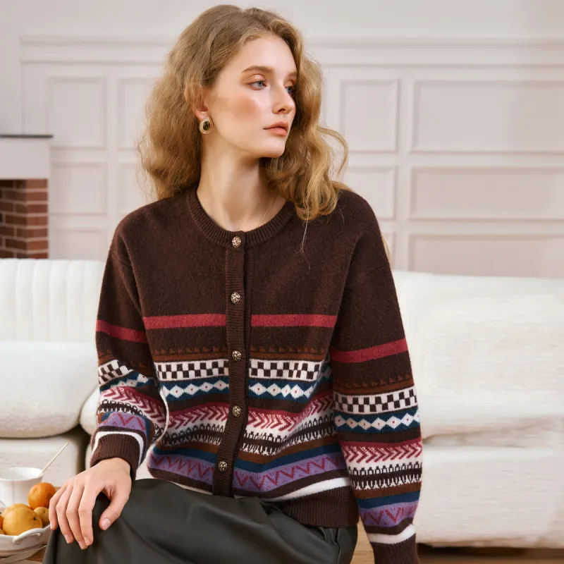 Olrain Sweaters Women's Coffee-2