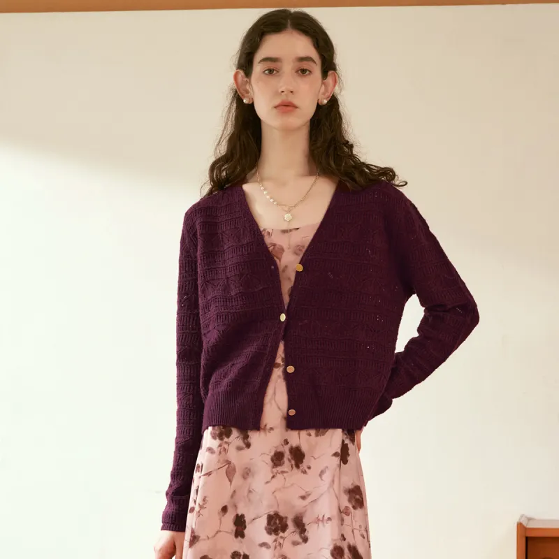 Olrain Knitwear Women's Burgundy-6