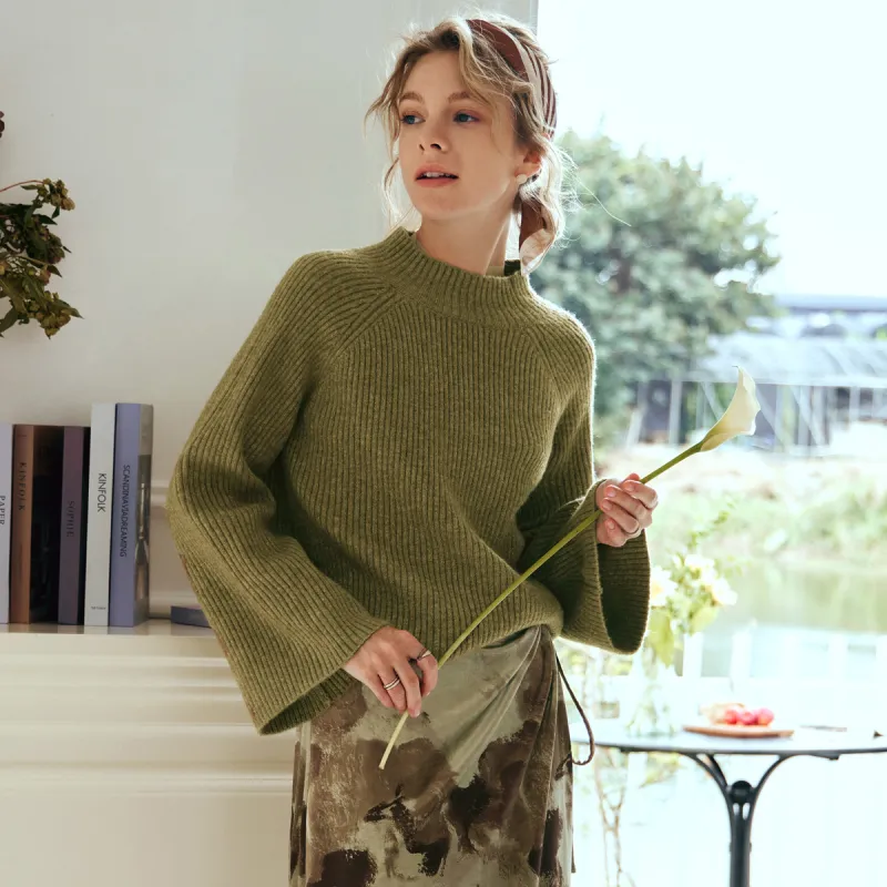 Olrain Sweater Women's Olive Green-2