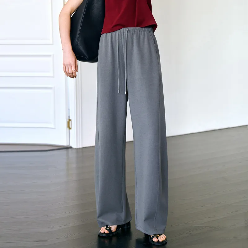 Olrain Casual Pants Women's Gray-2
