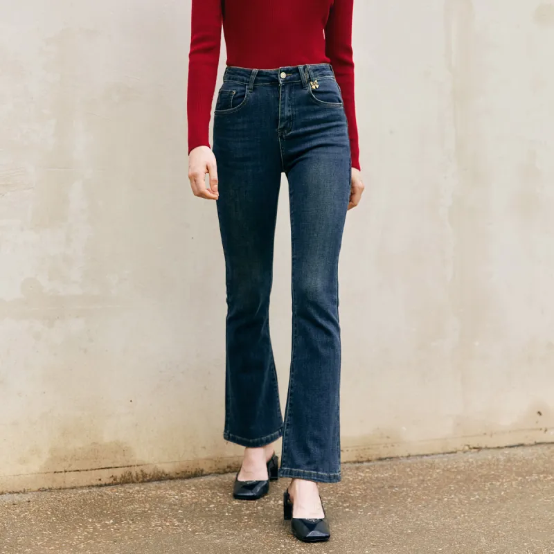 Olrain Jeans Women's Vintage Blue-3