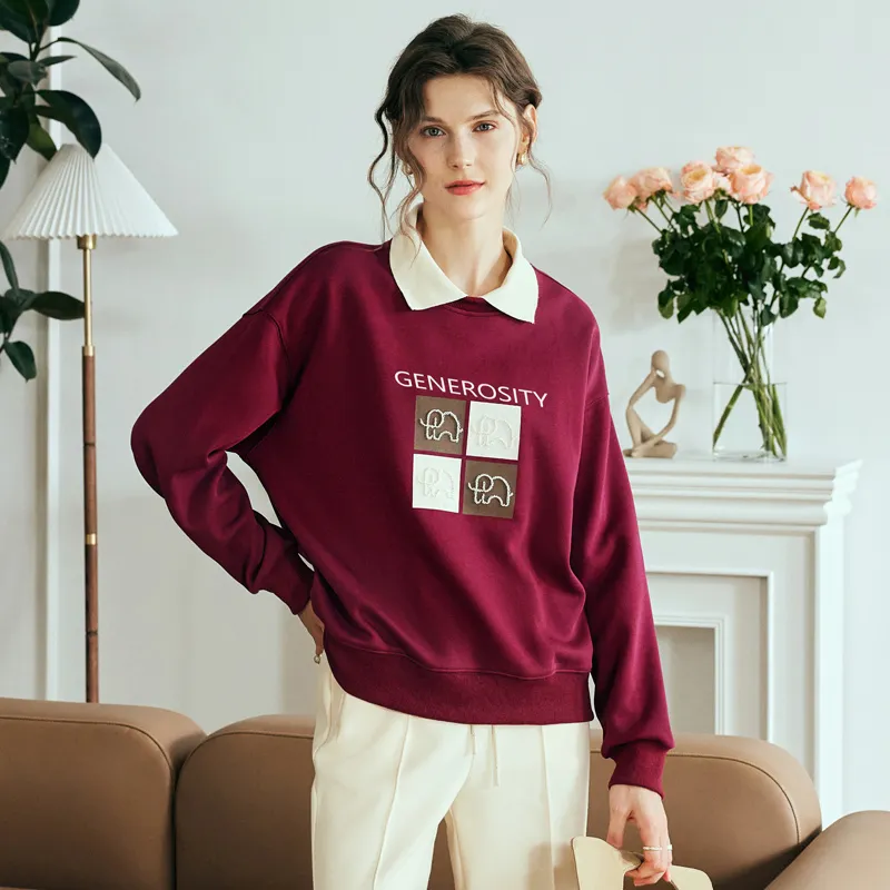 Olrain Sweatshirt Women's Fuchsia-4