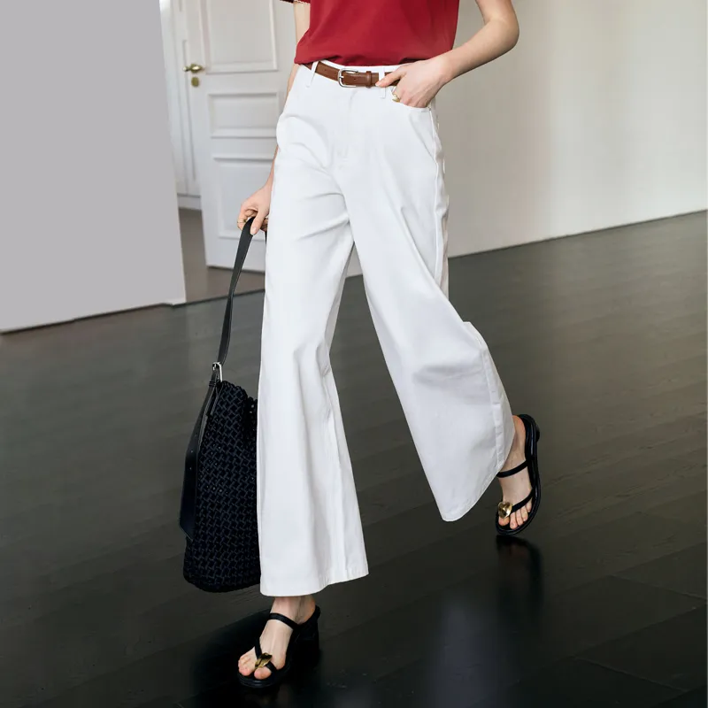 Olrain Casual Pants Women's White-1