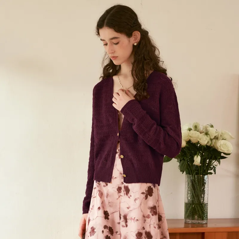 Olrain Knitwear Women's Burgundy-5