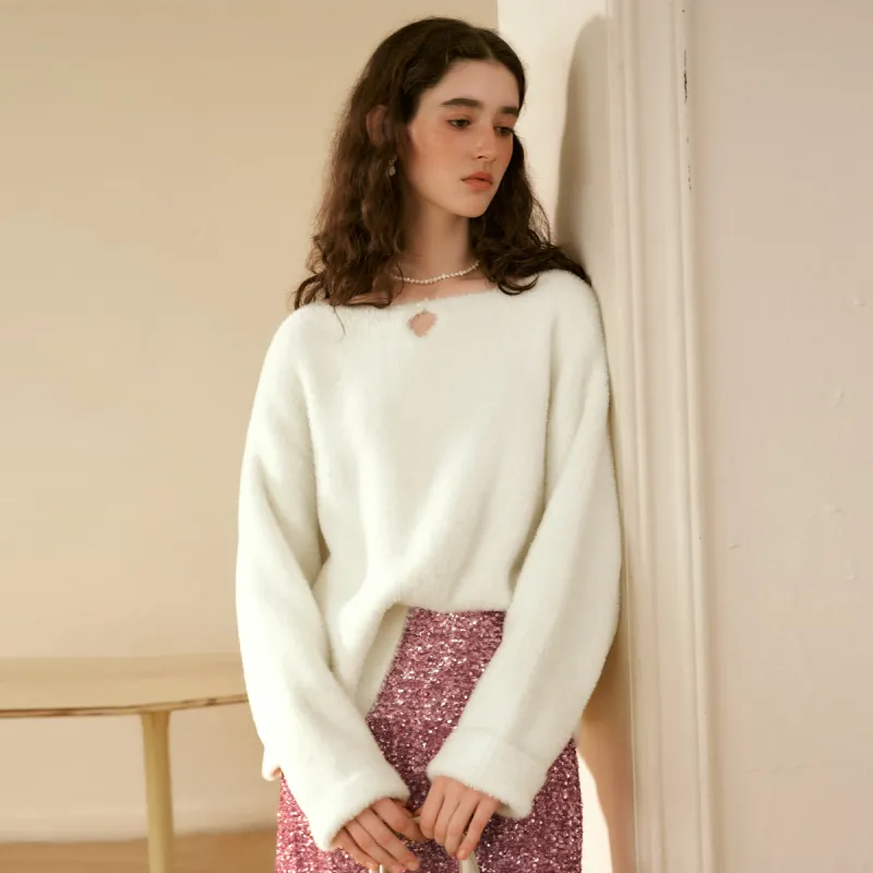 Olrain Sweater Women's Pearl White-2