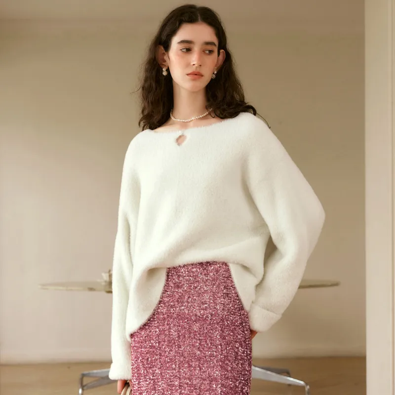 Olrain Sweater Women's Pearl White-3