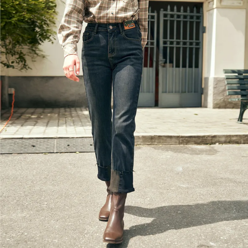 Olrain Jeans Women's Denim Blue-4