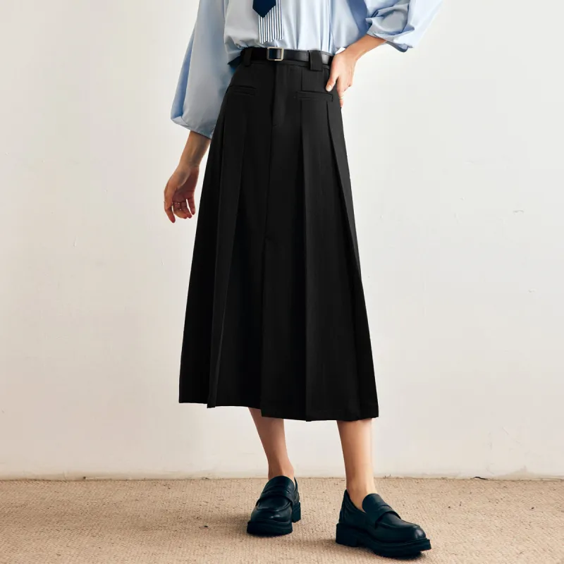 Olrain Skirt Spring Model Women's Gray-10