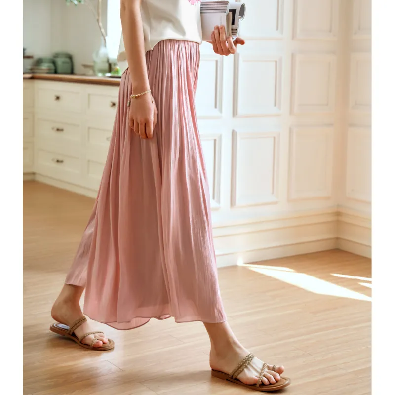 Olrain Casual Pants Women's Apricot Yellow-16