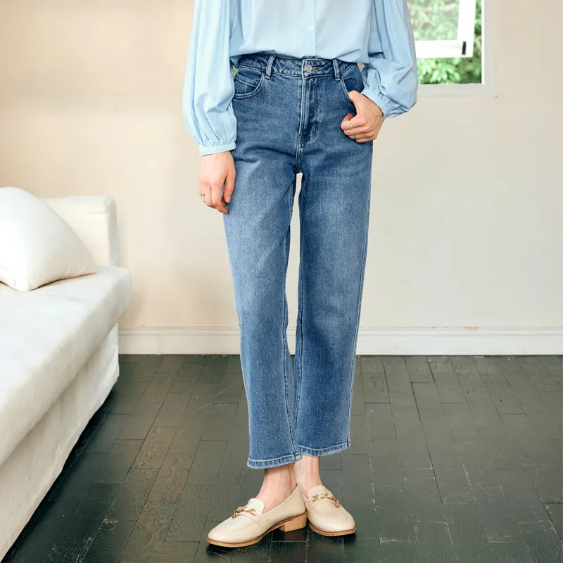 Olrain Jeans Women's Denim Blue-5