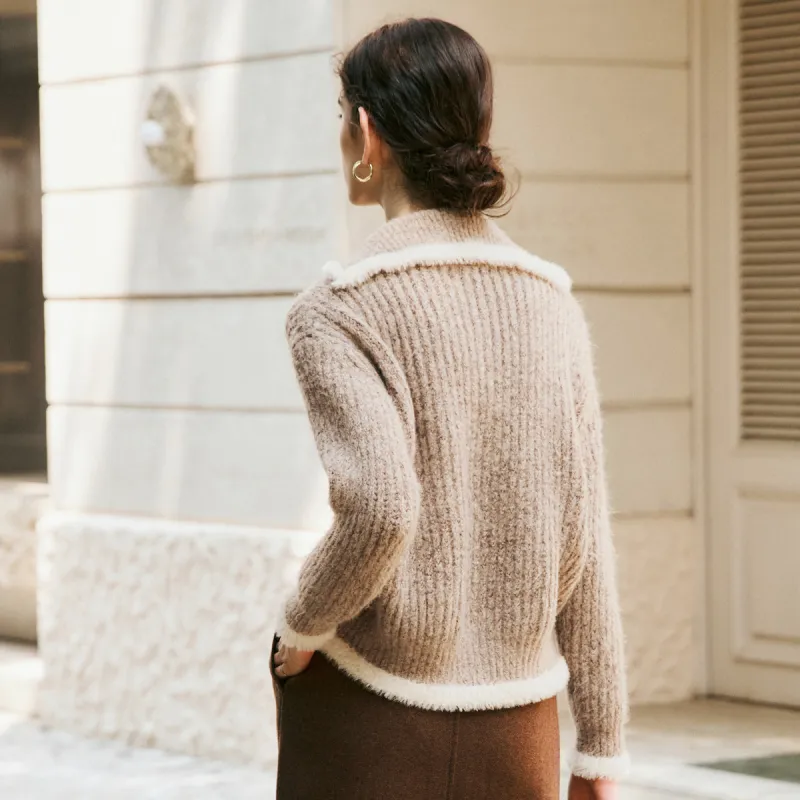 Olrain Sweaters Women's Brown-4