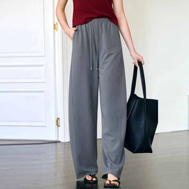 Olrain Casual Pants Women's Gray-3
