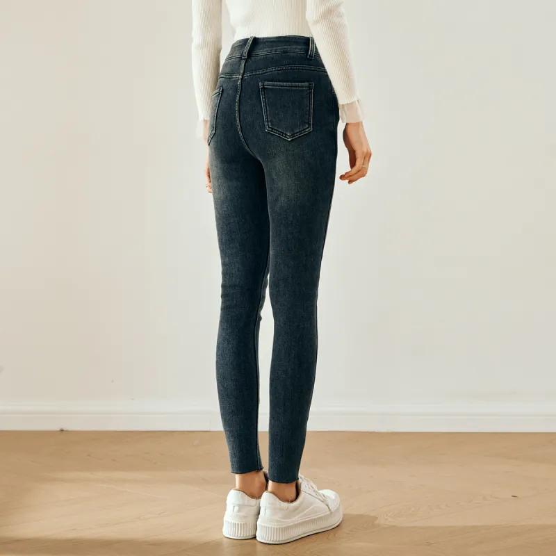 Olrain Jeans Women's Denim Blue-4