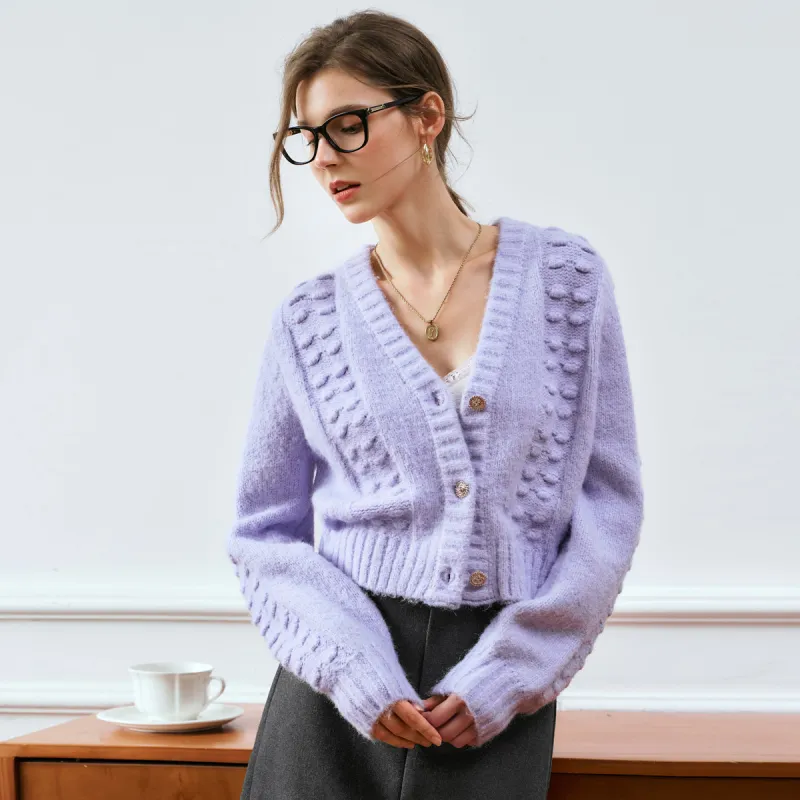 Olrain Sweaters Women's Purple-3
