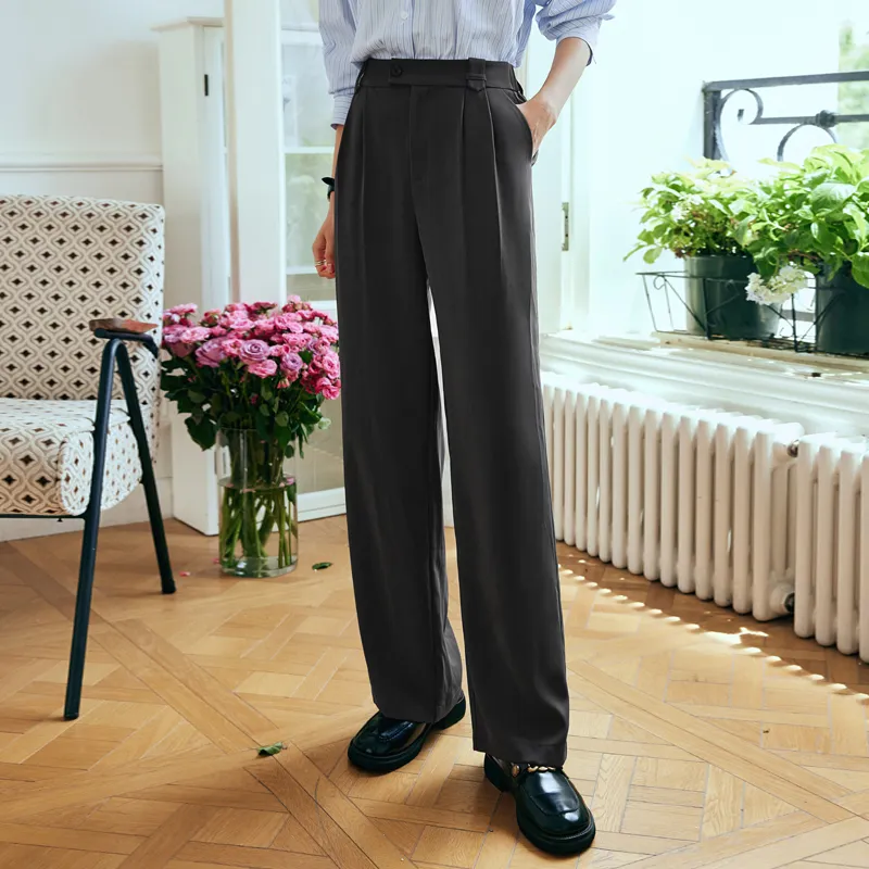 Olrain Casual Pants Women's Gray-2
