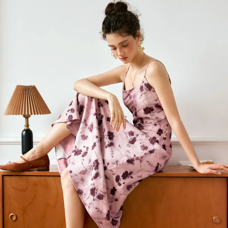 Olrain Slip Dresses Women's Rose Paste-2