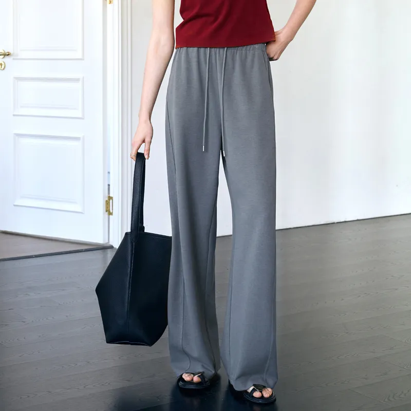 Olrain Casual Pants Women's Gray-6